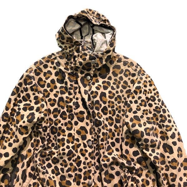 Vintage Leopard Print Hoody Jacket
