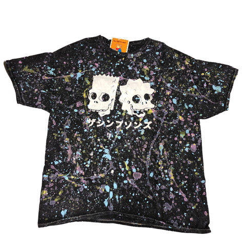 Bart and Lisa Hand Splatter Glow Tee by Blim