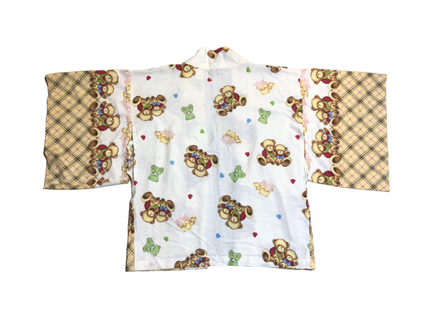 One of a Kind Handmade Plaid Teddy Haori by Blim