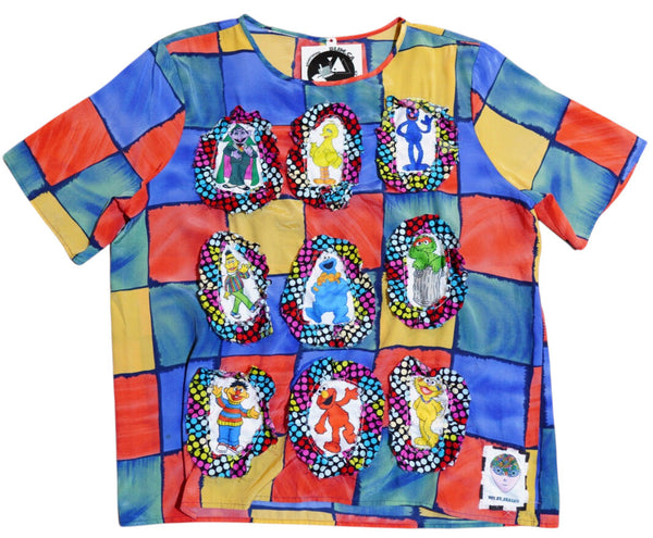 Hand Upcycled shirt by Zealot