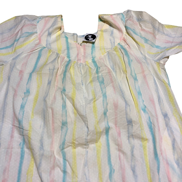 Handmade Pastel Print Vintage Dress