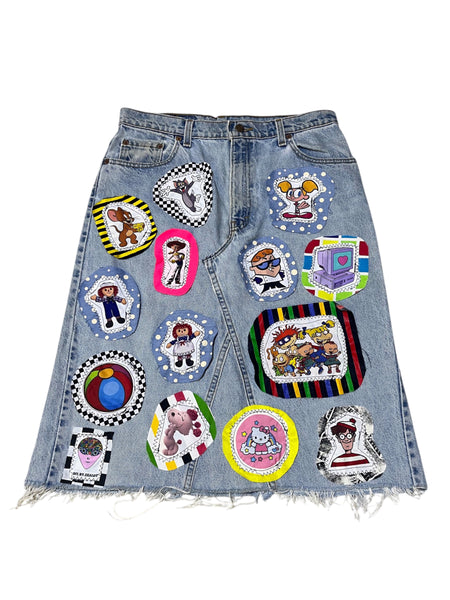 Custom Upcycled Skirt by Zealot