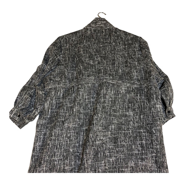 Salt and Pepper Long Woven Jacket