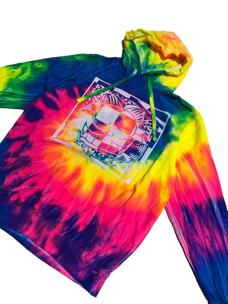 Vapour Garf hand printed hoodie