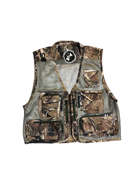 Embellished Real Tree Cargo Vest