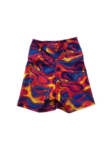 Blim Neon Printed Booty Shorts