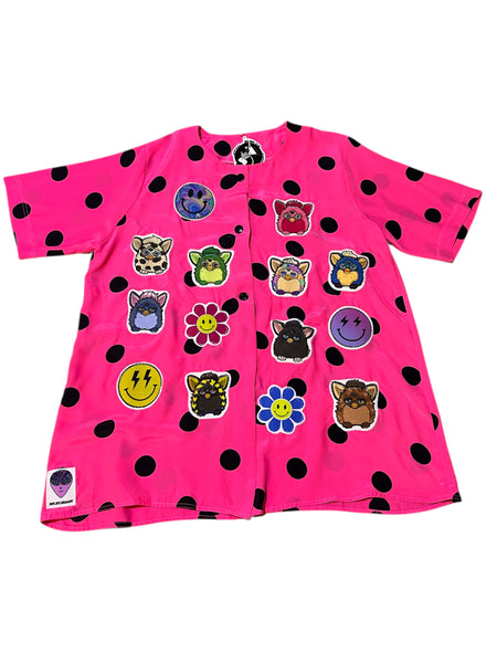 Hand Upcycled button up by Zealot