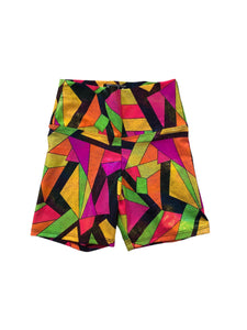 Blim Neon Printed Booty Shorts