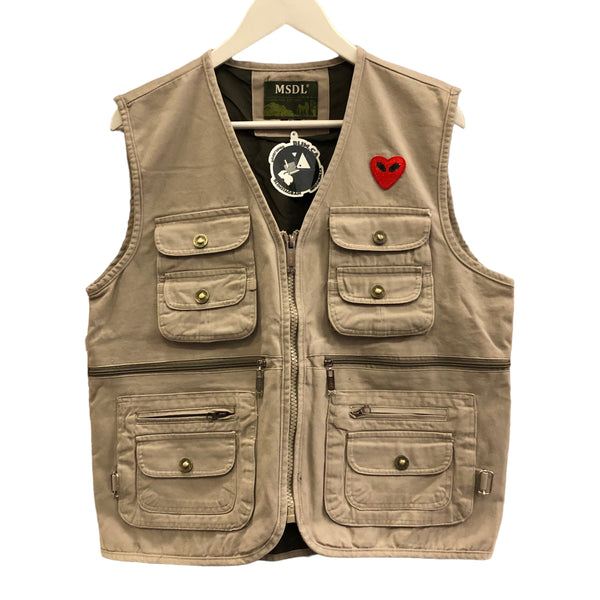 Custom Screen Printed Gummo Cargo Vest