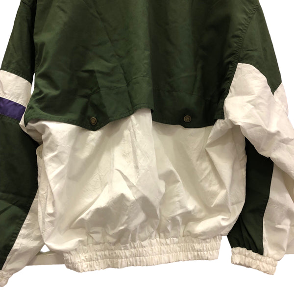 Ellesse White and Green Light Jacket