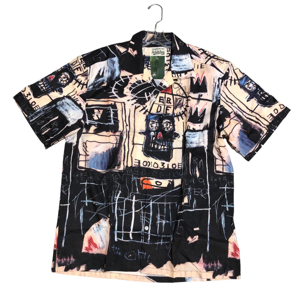 Back in Stock! Basquiat Black Short Sleeve Button up