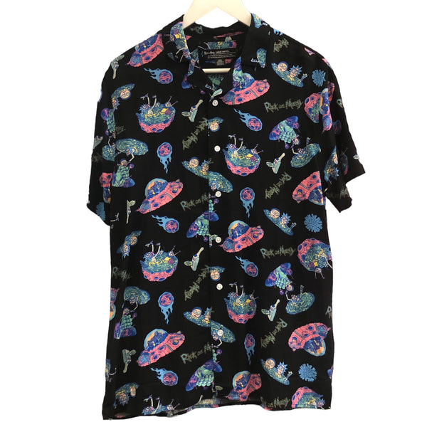 Rick and Morty Short Sleeve Button up