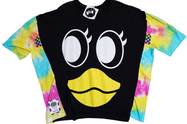 Hand Upcycled Duck face Shirt by Zealot