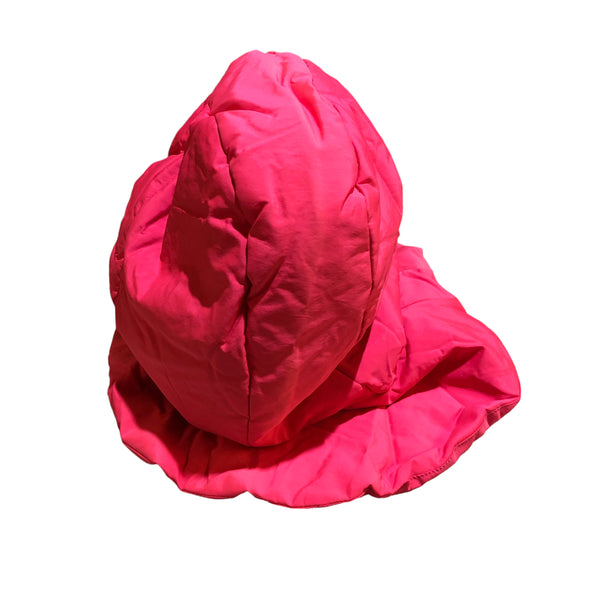 Custom Made Quilted Neon Pink Hood