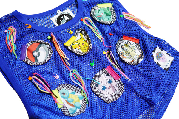 Hand Upcycled mesh shirt by Zealot