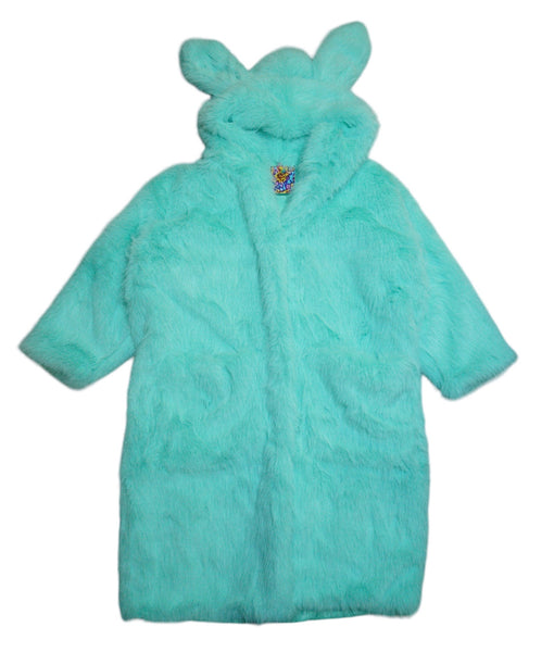 Pastel Faux Fur Full Length jacket