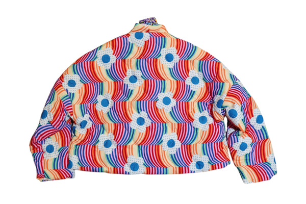 Hapi Style Colorful Quilted Jacket