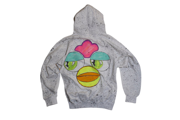 Hand Painted Hoodie by Midnight Koffee for Blim