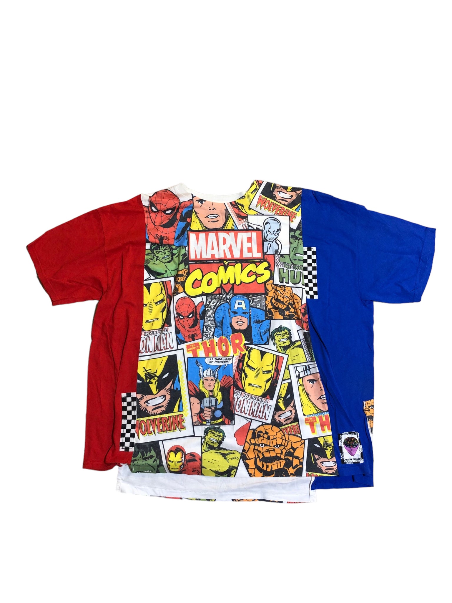 Hand Upcycled Marvel Shirt by Zealot