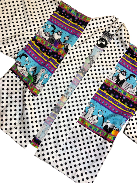 Few of a Kind Handmade Cat Dot Haori by Blim