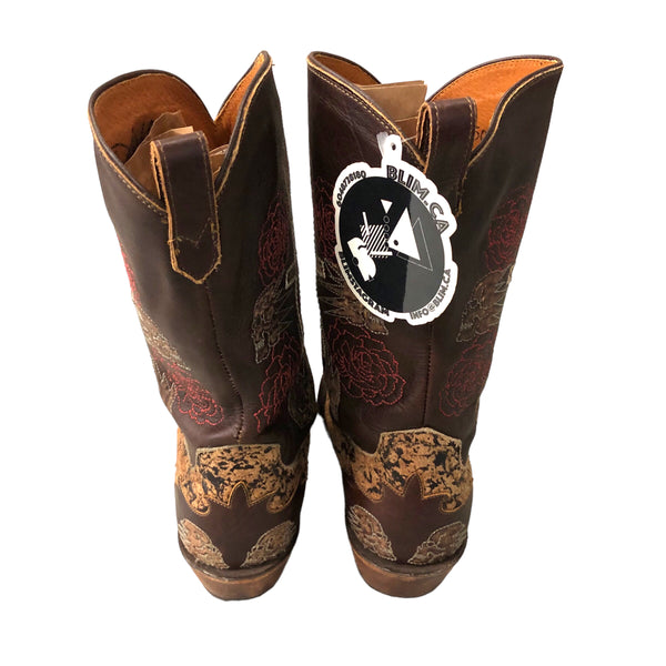 Vintage leather cowboy Boots