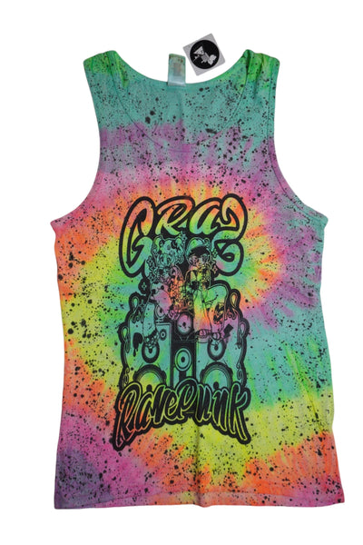 OOAK Tie dye Grazcore  Tank