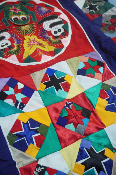 Blim Upcycled Woven Boho Poncho