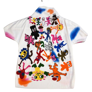 Colorful Kidcore Crop Top