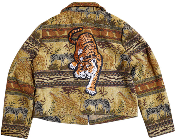 Tapestry Tiger Embellished Jacket