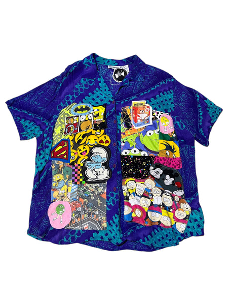 Hand Upcycled shirt by Zealot