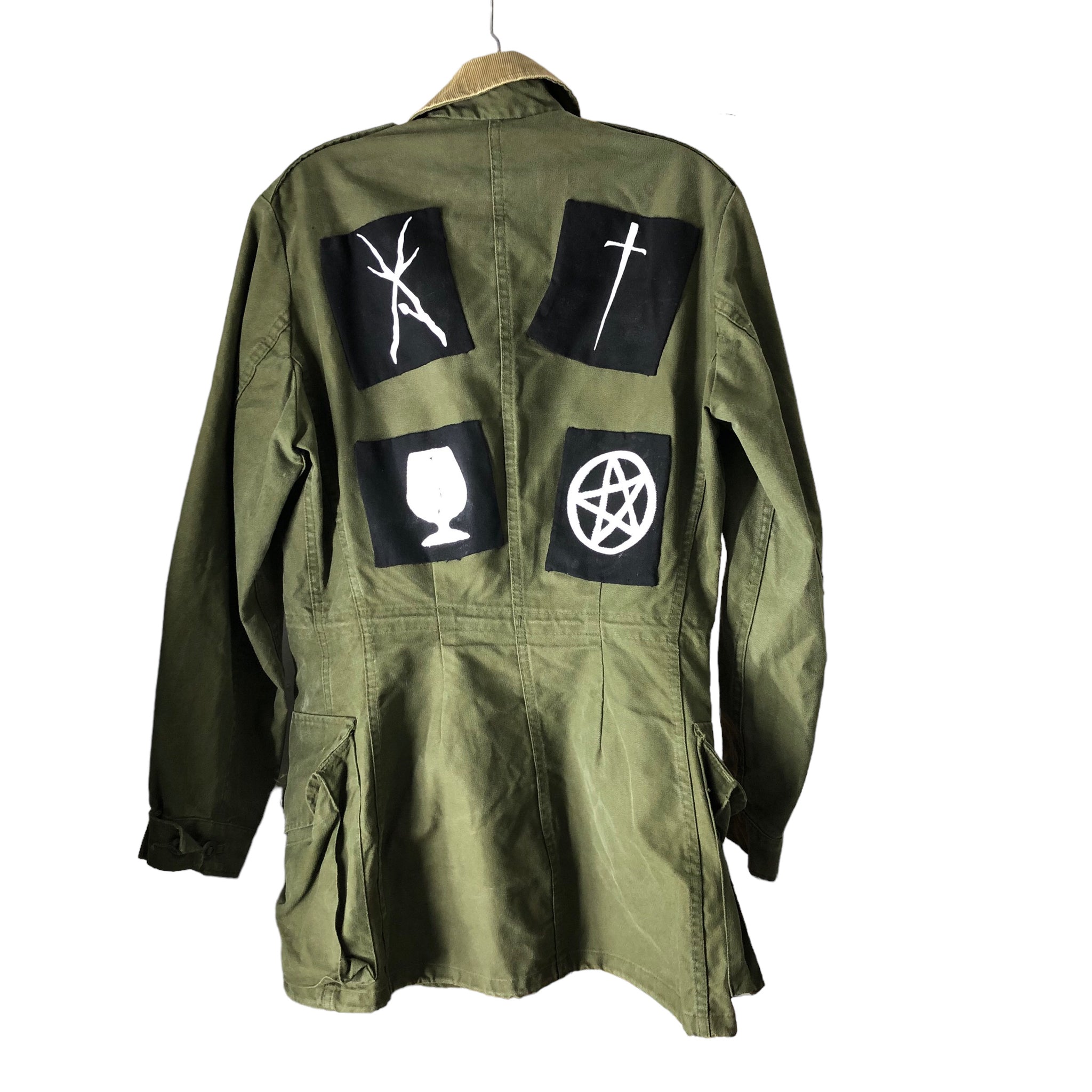 OOAK Tarot Patch Army Jacket by Tooth and Claw x Blim