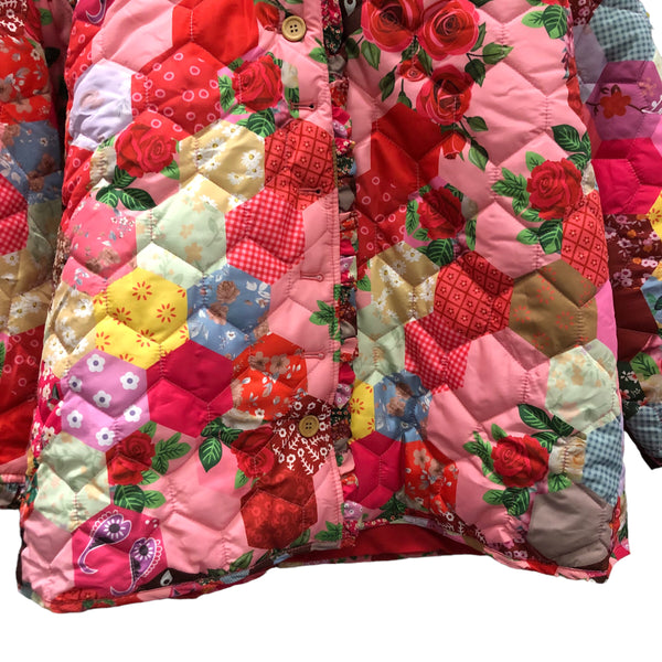 Hapi Style Colorful Quilted Jacket