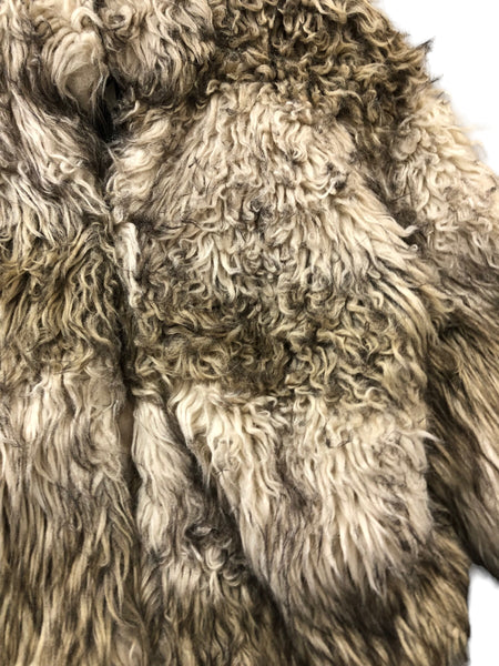 Embellished Vintage Fur Jacket