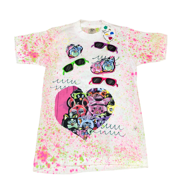 Furby Heart Splatter T by Blim x Jam Jams