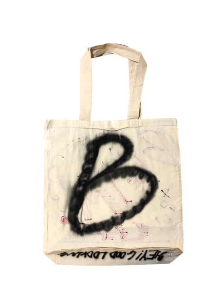 Hand painted tote by Anne