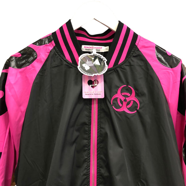 Peachiie Fluorescent Pink Nylon Jacket