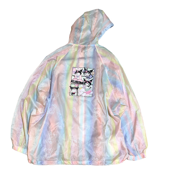 Pastel Rainbow Kuromi Wind Breaker