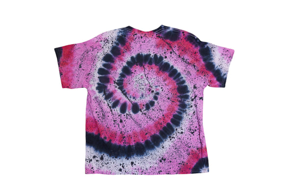 Hand Splattered Neon Neko Party Short Sleeve Crewneck