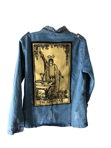 OOAK Denim Magician Jacket by Tooth and Claw x Blim