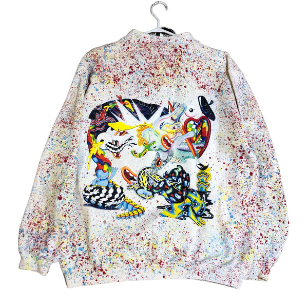 OOAK Splatter Sweater by Dang Olson x Blim