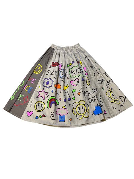 Hand Upcycled Skirt by Zealot