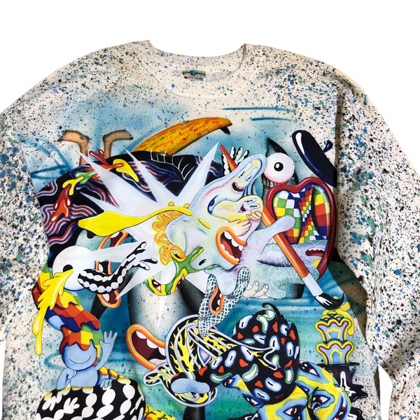 OOAK Splatter Sweater by Dang Olson x Blim