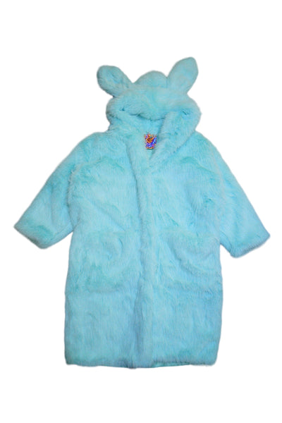 Pastel Faux Fur Full Length jacket