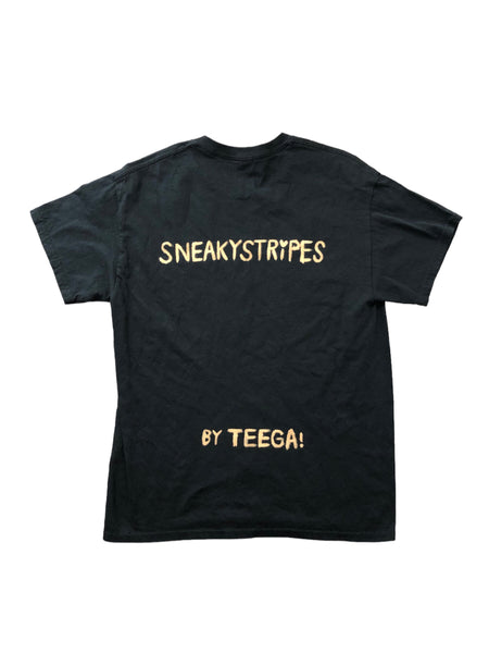 Hand Bleached Sneaky Stripes Drxgs x intimacy shirt