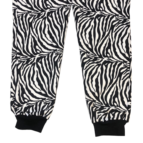 Custom Zebra Pattern Cotton Balloon Pant by Blim