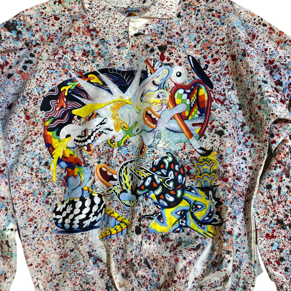 OOAK Splatter Sweater by Dang Olson x Blim