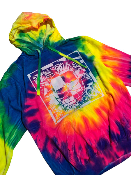 Vapour Garf hand printed hoodie