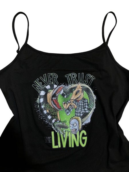 HK OOAK Custom Embellished tank by Blim