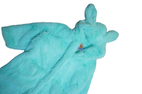 Pastel Faux Fur Full Length jacket