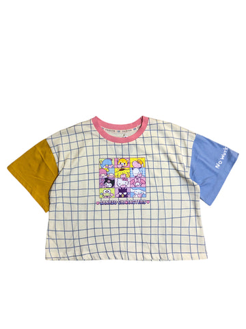 Vintage Sanrio characters short sleeved crop top